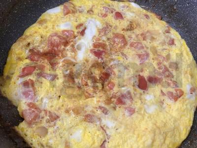 Kiaušinienė su pomidorais visai šeimai Žingsnis 8