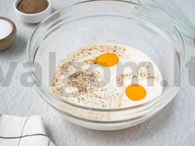 Žiedinės kopūstų apkepas lėtoje viryklėje Žingsnis 2