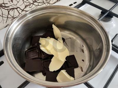 Šokoladiniai brownies sausainiai Žingsnis 1