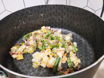 Aštuonių daržovių sriuba su upėtakiu Žingsnis 4