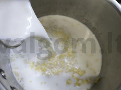 Pšenių košė su razinomis Žingsnis 5