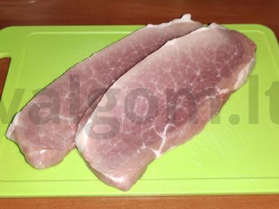 Mandarininis eskalopas mikrobangų krosnelėje Žingsnis 1