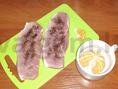 Mandarininis eskalopas mikrobangų krosnelėje Žingsnis 3