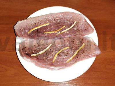 Mandarininis eskalopas mikrobangų krosnelėje Žingsnis 4