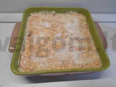 Varškės apkepas su vyšniomis Žingsnis 4