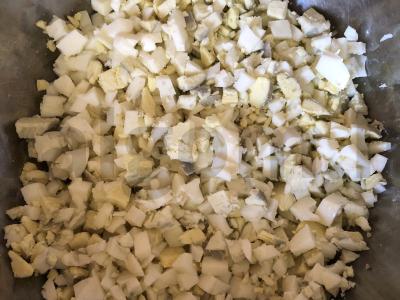 Kepti pyragėliai su svogūnais ir kiaušiniu Žingsnis 2