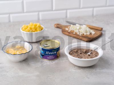 Ivasis su bulvėmis po sūriu Žingsnis 1