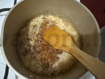 Sūrio pyragas su sūdyta karamele ir žemės riešutais Žingsnis 9