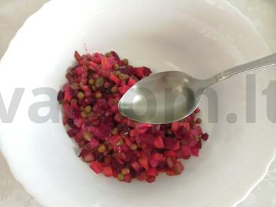 Salotas „Vinegretas“ su garstyčiomis Žingsnis 6