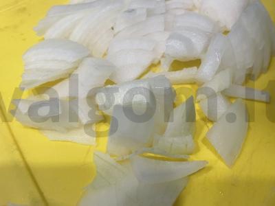 Ryžiai su lečo ir daržovėmis Žingsnis 1