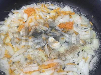 Ryžiai su lečo ir daržovėmis Žingsnis 3