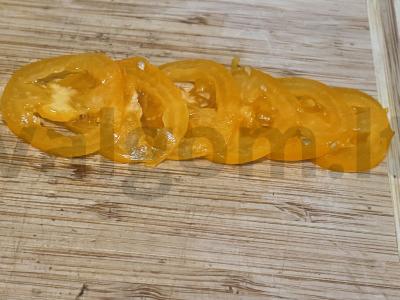 Tostai su varškės sūriu ir geltonais pomidorais Žingsnis 4