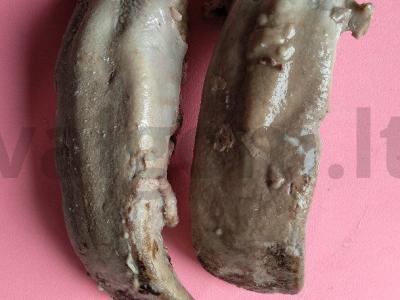 Sotūs salotas iš kiaulės liežuvio su pievagrybiais Žingsnis 1