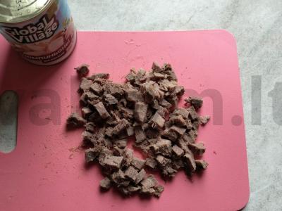 Sotūs salotas iš kiaulės liežuvio su pievagrybiais Žingsnis 2