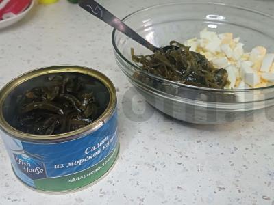 Salotas „Švelnus“ su jūros kopūstais Žingsnis 2