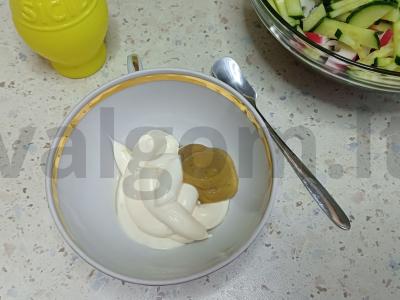 Salotas „Švelnus“ su jūros kopūstais Žingsnis 5