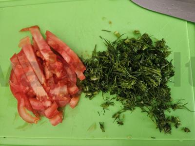 Sotūs pusryčiai ant lavašo per 10 minučių Žingsnis 3