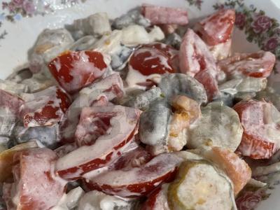 Salotas „Gribų lietus“ Žingsnis 5