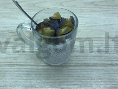 Naudingas pusryčių patiekalas su chia sėklomis Žingsnis 3