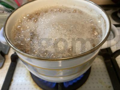 Bananų šokoladinė grikių košė Žingsnis 2