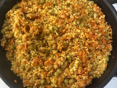 Bulguras su daržovėmis ir prieskoniais Žingsnis 7