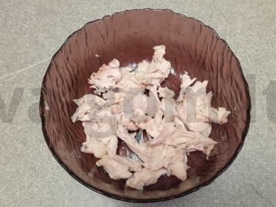 Borsčas ant kalakutienos sultinio su česnakais Žingsnis 2