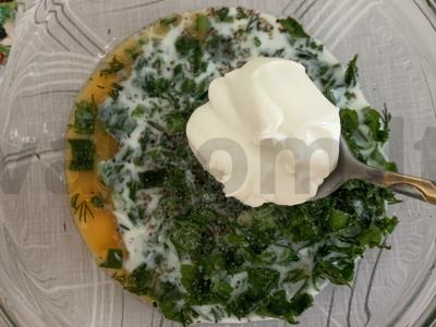 Vasaros omletas su žolelėmis Žingsnis 2
