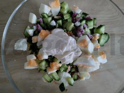 Žuvies salotas Žingsnis 3