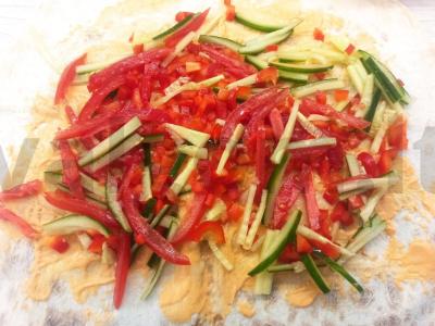 Vegetariška šaurma vakarienei Žingsnis 5