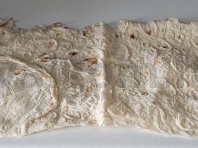 Tortilijos ritinys su varške ir persikų džemu Žingsnis 1