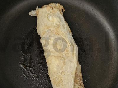 Tortilijos ritinys su varške ir persikų džemu Žingsnis 5