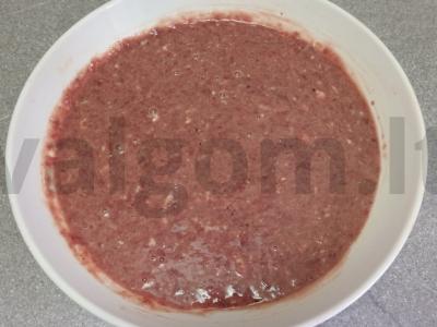 Vištienos kepenėlių blynai Žingsnis 4