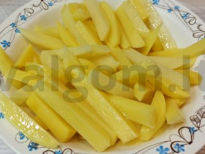 Bulvės su varškės sūriu ir krapais Žingsnis 1