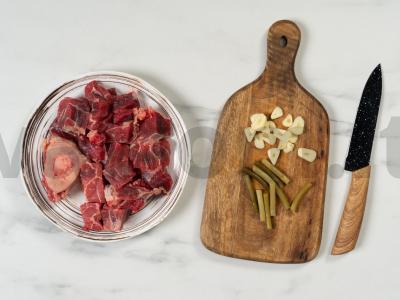 Klasikinis lagmanas iš jautienos Žingsnis 3