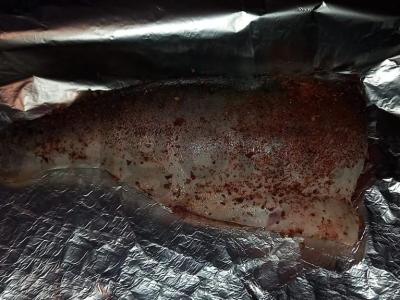 Sultinga lašiša, kepta orkaitėje folijoje Žingsnis 3