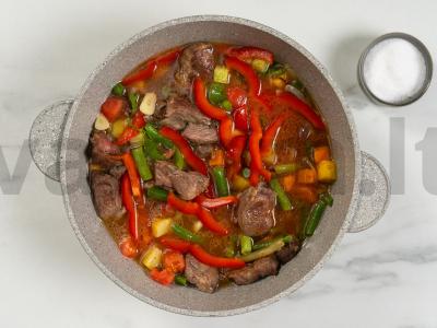 Klasikinis lagmanas iš jautienos Žingsnis 12