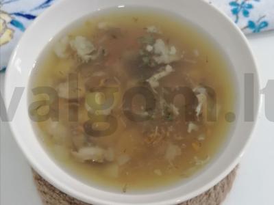 Žuvų sriuba su be kaulų žuvies gabalėliais Žingsnis 5