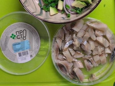 Silkės užkandis su avokadu Žingsnis 3