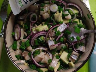 Silkės užkandis su avokadu Žingsnis 5