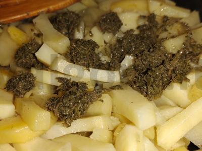 Kvapni bulvės su miško grybais Žingsnis 5