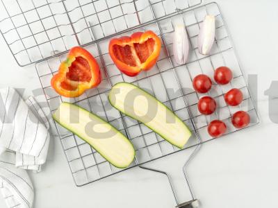 Daržovių salotos ant grotelių Žingsnis 1