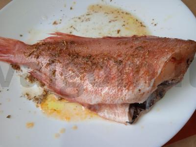 Jūros ešerys, keptas su Briuselio kopūstais Žingsnis 2