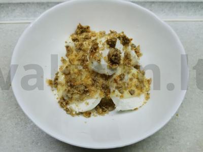 Ledai su sezamo sėklomis ir kondensuotu pienu Žingsnis 4