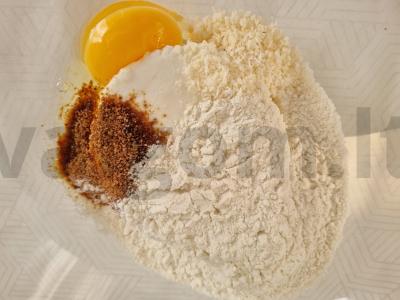 Mega kokosinės vaflės Žingsnis 1