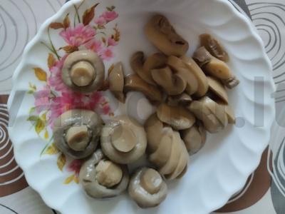 Skani šašlykinė su šonine ir marinuotais pievagrybiais Žingsnis 3