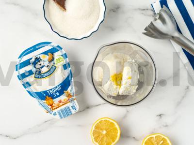 Blynai su citrininiais varškės įdaru Žingsnis 3