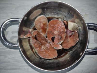 Lašiša orkaitėje Žingsnis 1