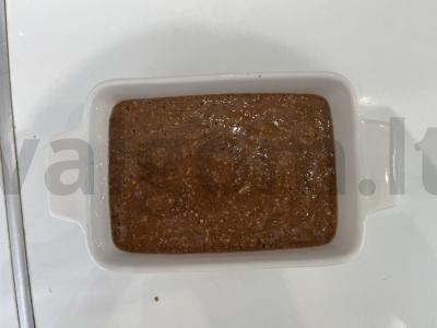 Bananų šokoladinis keksiukas orkaitėje Žingsnis 13