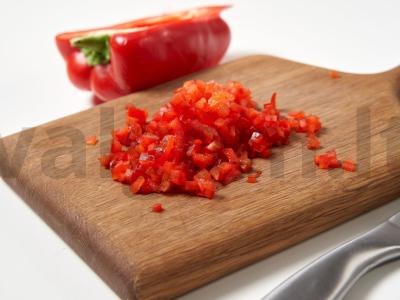 Namų vištienos ritinys su sūriu ir saldžiaisiais pipirais Žingsnis 1