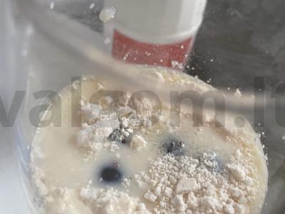 Kokteilis „Pieno persikas“ Žingsnis 4